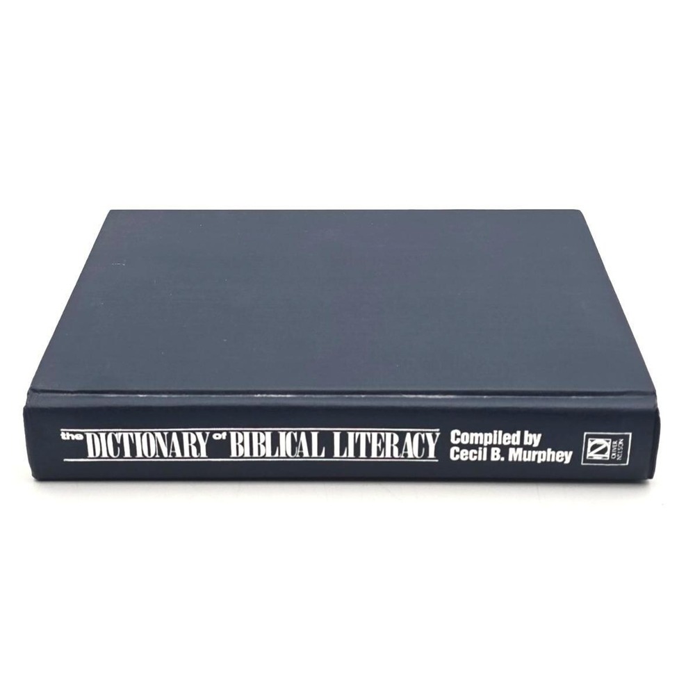 The Dictionary of Biblical Literacy Cecil B. Murphey Hardcover 1989 📚 Descript